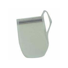 LokmanAvm Beyaz 17x25 cm İpek Sırt ve Vücut Kesesi