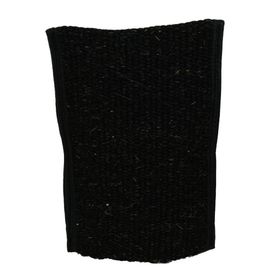 LokmanAvm Doğal Keçi Kılı El Geçmeli Siyah 26x18 cm Sırt ve Vücut Kesesi