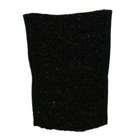 LokmanAvm Doğal Keçi Kılı El Geçmeli Siyah 26x18 cm Sırt ve Vücut Kesesi