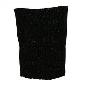 LokmanAvm Doğal Keçi Kılı El Geçmeli Siyah 26x18 cm Sırt ve Vücut Kesesi