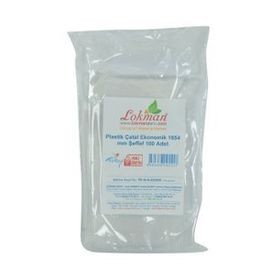LokmanAvm Ekonomik 1654 mm Şeffaf 100 Adet Plastik Çatal