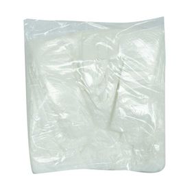 LokmanAvm Ekonomik Küçük Boy Atlet 38x22 cm İnce Beyaz 250 Adet 1 Paket Hışır Poşet