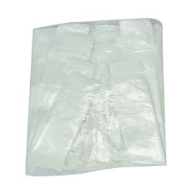 LokmanAvm Ekonomik Mini Boy 30X20 cm İnce Beyaz 250 Adet 1 Paket Atlet Hışır Poşet