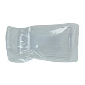 LokmanAvm Lüks Sert Plastik Şeffaf 50 Adet Çatal