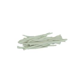 LokmanAvm Tel Klips Pvc Kaplamalı Beyaz 100 gr 100 Adetli Bağlama Teli