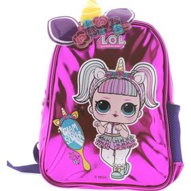 Lol 20473 Parlak Pembe Mor Anaokul Çantası