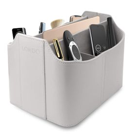 Londo Kumandalık ve Modern Tasarımlı Tablet Bölmeli Beyaz Organizer