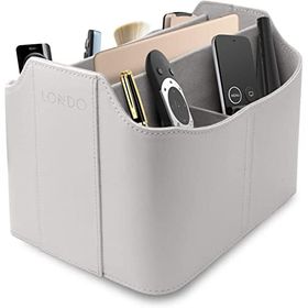 Londo Kumandalık ve Modern Tasarımlı Tablet Bölmeli Beyaz Organizer
