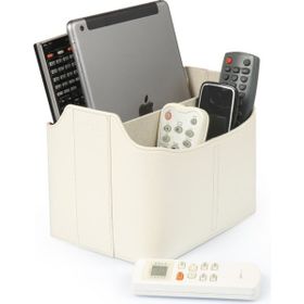 Londo Kumandalık ve Modern Tasarımlı Tablet Bölmeli Beyaz Organizer