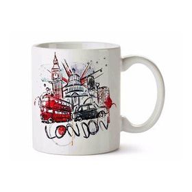 London İki Tarafı Baskılı Kupa
