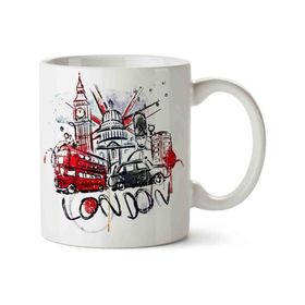 London İki Tarafı Baskılı Kupa