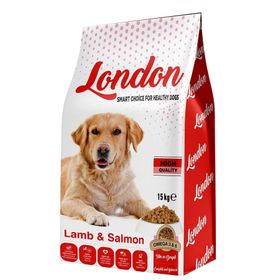 London Kuzu Etli ve Somonlu Yetişkin 15 kg Köpek Maması