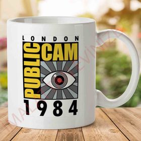 London Public Cam 1984 Baskılı Kupa
