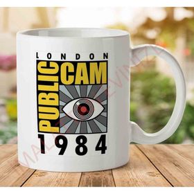 London Public Cam 1984 Baskılı Kupa