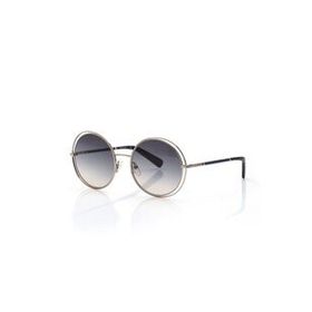 LONGCHAMP Kadın LO 105SL 719,Güneş Gözlüğü,METAL GÜMÜŞ Çerçeve SİYAH Cam,56