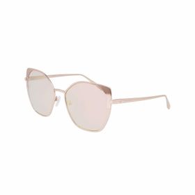 Longchamp LO 175S 770 56 Kelebek Gri Metal Kadın Güneş Gözlüğü