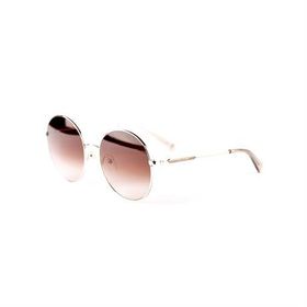 Longchamp LO143S 774 58 Altın Metal Yuvarlak Kadın Güneş Gözlüğü