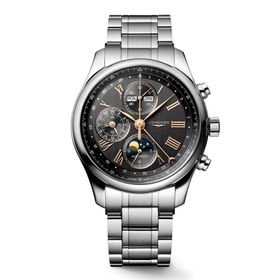 Longines L2.773.4.61.6 Master Collection Chrono Moonphase Erkek Kol Saati