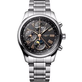 Longines L2.773.4.61.6 Master Collection Chrono Moonphase Erkek Kol Saati