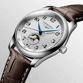 Longines L2.909.4.78.3 Master Collection MoonPhase Erkek Kol Saati