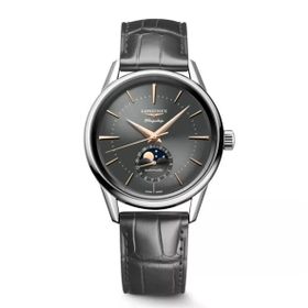 Longines L4.815.4.52.2 Flagship Heritage Moonphase Erkek Kol Saati