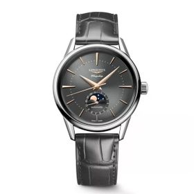 Longines L4.815.4.52.2 Flagship Heritage Moonphase Erkek Kol Saati