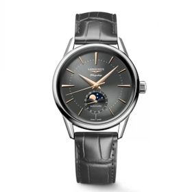 Longines L4.815.4.52.2 Flagship Heritage Moonphase Erkek Kol Saati