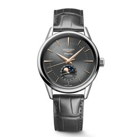 Longines L4.815.4.52.2 Flagship Heritage Moonphase Erkek Kol Saati