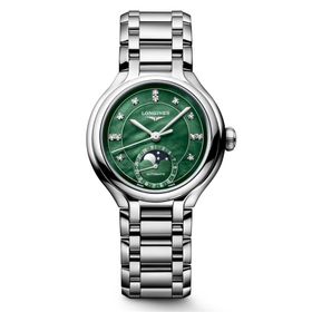 Longines L8.126.4.07.6 Primaluna Moonphase Kadın Kol Saati