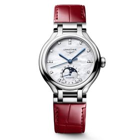 Longines L8.126.4.87.2 Primaluna Moonphase Kadın Kol Saati