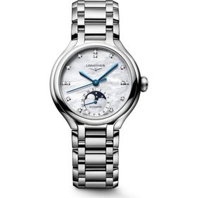Longines L8.126.4.87.6 Primaluna Moonphase Kadın Kol Saati