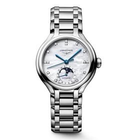 Longines L8.126.4.87.6 Primaluna Moonphase Kadın Kol Saati