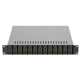 Longline LNG-31/4-2A 13 Slots With Dual Power Support 10/100M 10/100/1000M Standalone Media Converter