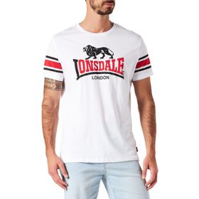 Lonsdale Hempriggs Beyaz Siyah Kırmızı Erkek T-shirt