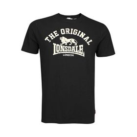 Lonsdale Regular Fit Siyah Erkek Uzun Kollu Tişört