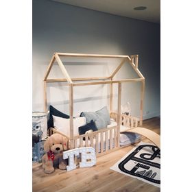 Loolpi Home Montessori Ahşap Unisex Bebek Karyolası