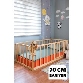 Loolpi Home Montessori Ahşap Unisex Bebek Karyolası