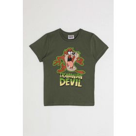 Looney Tunes L1583-2 Haki Erkek Çocuk T-shirt
