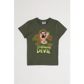 Looney Tunes L1583-2 Haki Erkek Çocuk T-shirt