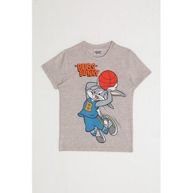 Looney Tunes L1585-2 Mocha Melanj Erkek Çocuk T-shirt