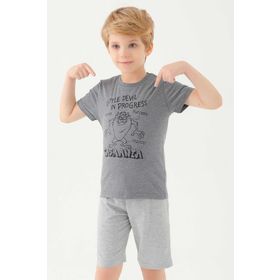 Looney Tunes L1587-2 Antrasit Erkek Çocuk T-shirt