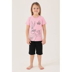 Looney Tunes L1588-2 Pembe Kız Çocuk T-shirt