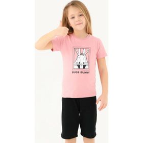 Looney Tunes L1589-2 Gül Kız Çocuk T-shirt