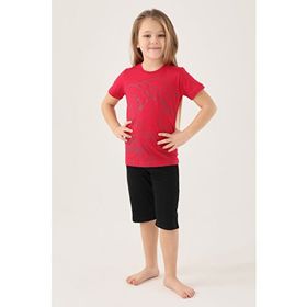 Looney Tunes L1591-2 Vişne Kız Çocuk T-shirt