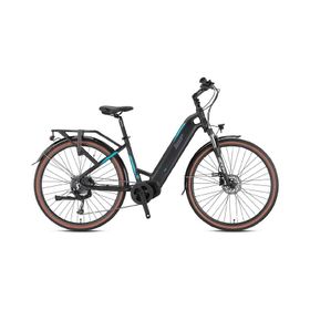 Loop Commuter Mat Siyah-Füme-Turkuaz Elektrikli Bisiklet