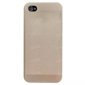 Loopee iPhone 4 / 4S Point Gold Sert Arka Kapak Kılıf