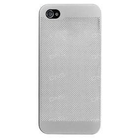 Loopee iPhone 4 / 4S Point Gri Sert Arka Kapak Kılıf