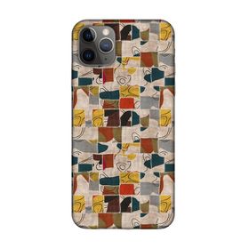 Lopard Apple iPhone 11 Pro Max Uyumlu Romans Sarı Telefon Kılıfı