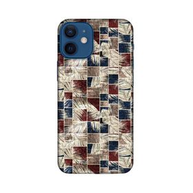 Lopard Apple iPhone 12 Mini Uyumlu Romans Koyu Mavi Telefon Kılıfı