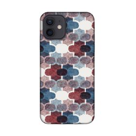Lopard Apple iPhone 12 Uyumlu Romans Bordo Telefon Kılıfı